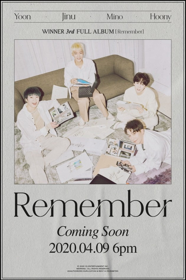 그룹 위너./ 사진제공=YG엔터테인먼트