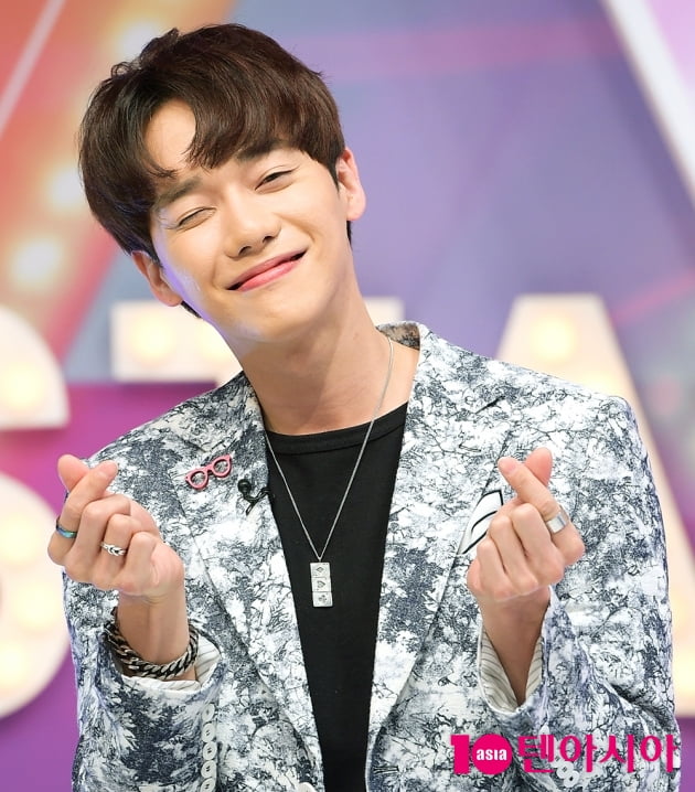 [TEN 포토] '미스터트롯' 이대원, '트롯파이터의 달달한 애교'