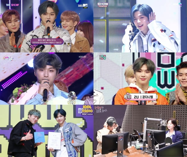 지난주 왕성한 활동을 펼친 가수 강다니엘/ 사진=커넥트 엔터테인먼트 제공