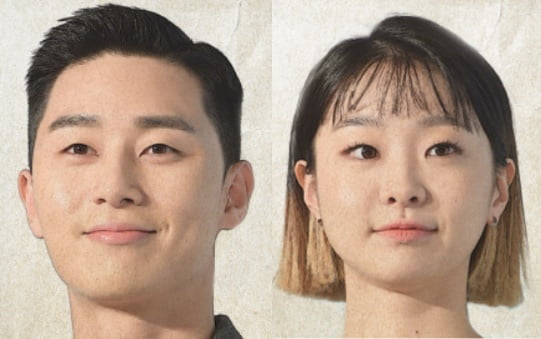 배우 박서준(왼쪽)과 김다미/ 사진=텐아시아DB