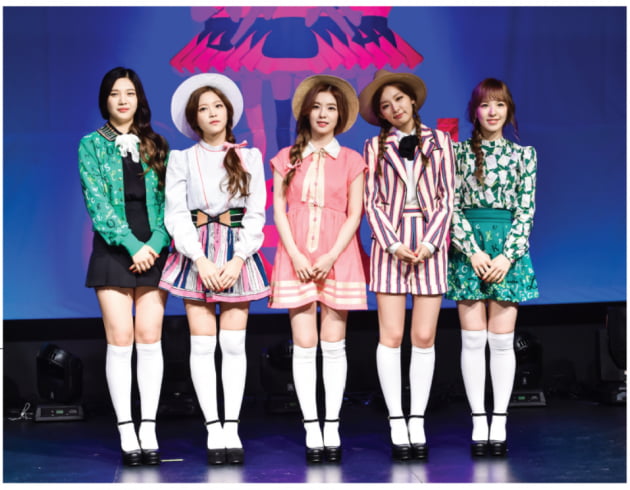 2015년 당시 레드벨벳/ 사진=텐아시아DB