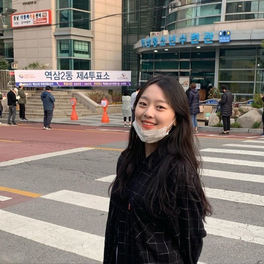 이수민 첫투표 /사진=SNS