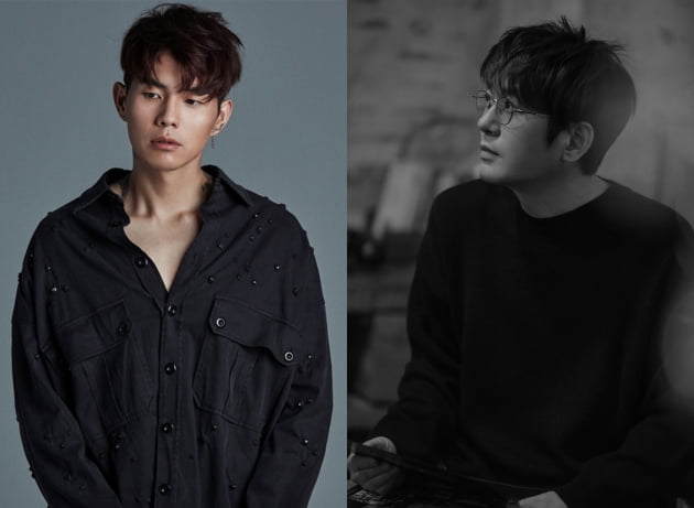 가수 박원(왼쪽)과 신승훈/ 사진제공=메이크어스 엔터테인먼트