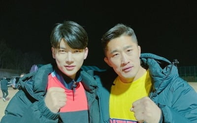 노지훈, '뭉쳐야 찬다' 비하인드컷 공개 '코믹X진지'