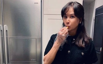 '장동건♥' 고소영도 평범한 엄마네…잡채 만들며 '냠냠'