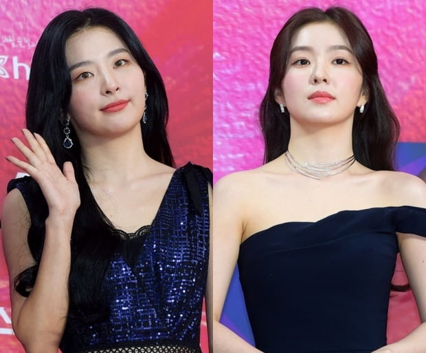 그룹 레드벨벳의 슬기(왼쪽), 아이린 / 사진=텐아시아DB