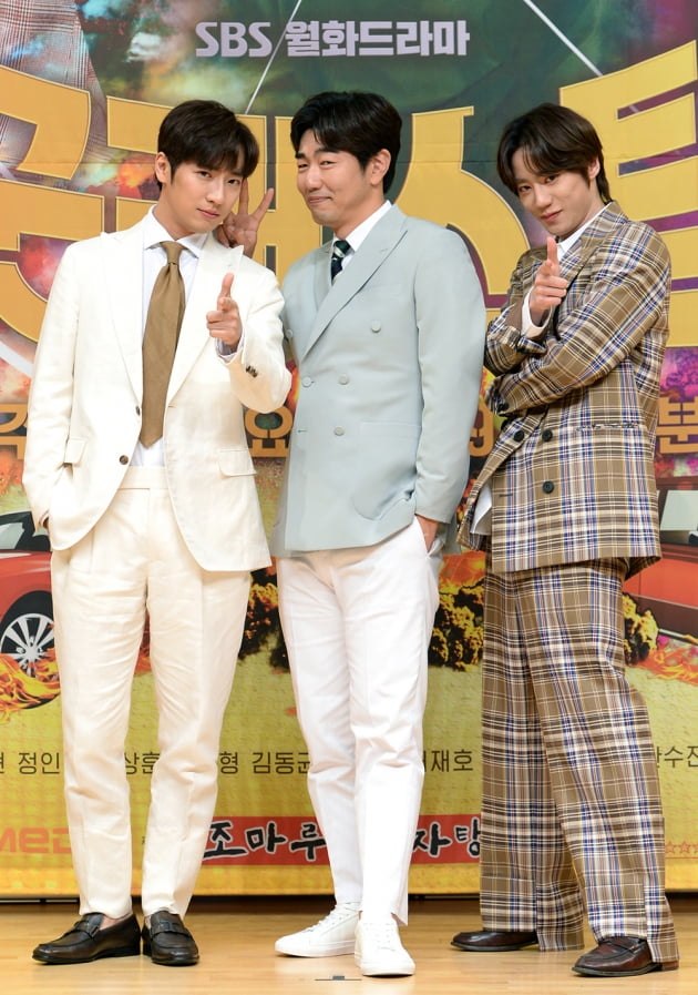 [TEN 포토] '굿캐스팅' 이상엽X이종혁X이준영, '멋쟁이 신사들'