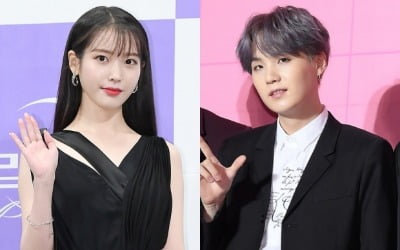"고마워"…아이유, '에잇' 함께한 슈가에 특별한 감사