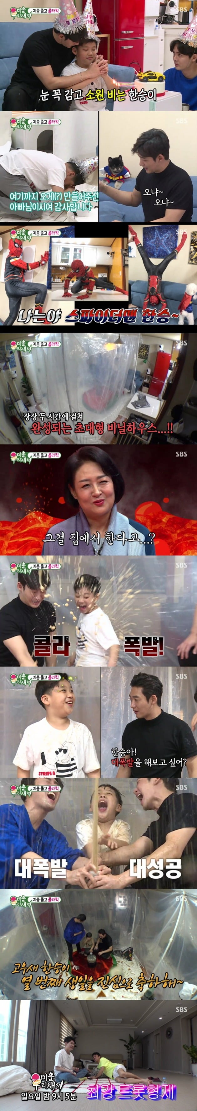 SBS '미운 우리 새끼' 방송화면 캡처.