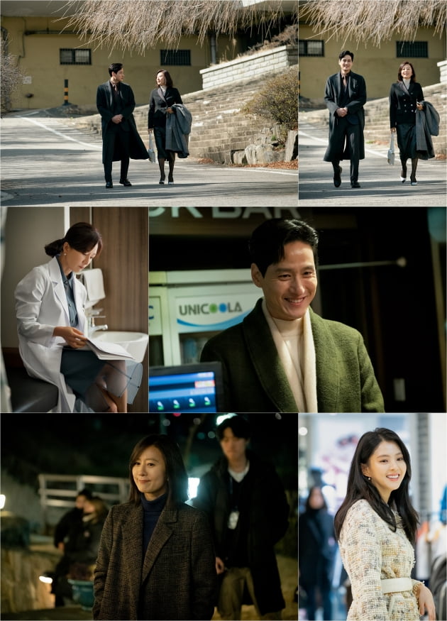 '부부의 세계' 비하인드컷/ 사진=JTBC 제공
