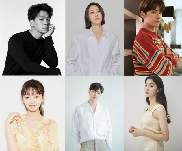 '놓지마 정신줄' 정상훈(왼쪽 위부터 시계방향), 이현이, 이진혁, 홍비라, 권현빈, 이수민./사진=각 소속사 제공