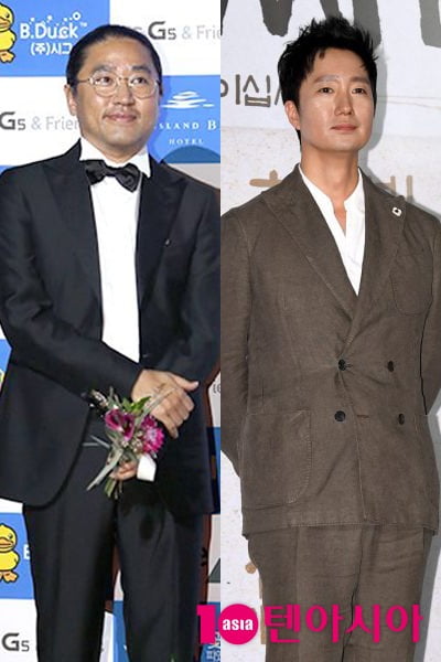 김한민 감독(왼쪽), 배우 박해일 / 사진=텐아시아DB