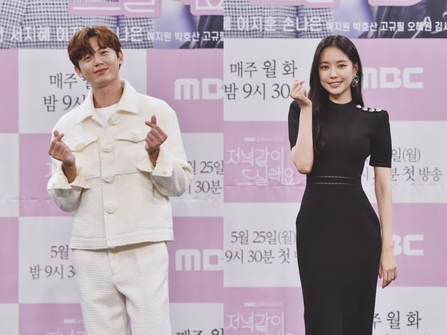 배우 이지훈, 손나은./사진제공=MBC
