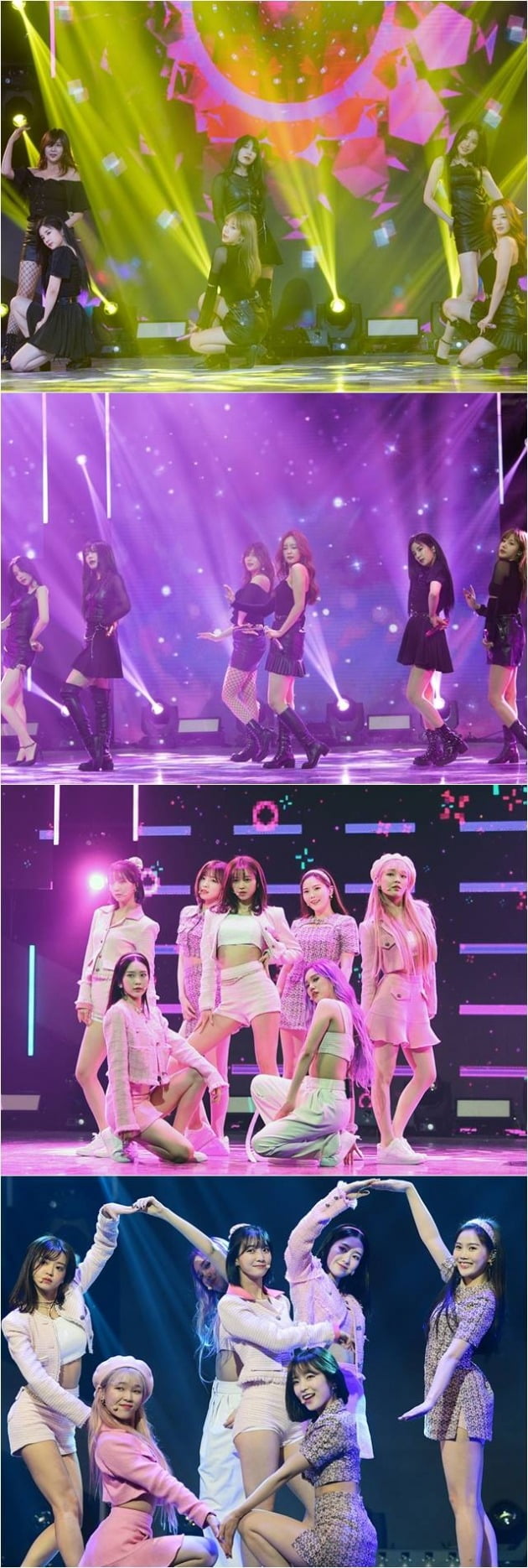 그룹 에이핑크(위부터), 오마이걸./ 사진제공=틱톡