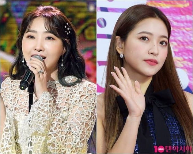 가수 공민지(왼쪽), 그룹 레드벨벳의 예리./ 서예진 기자 yejin@