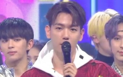 '인기가요' 백현, 'Candy'로 컴백과 동시에 1위