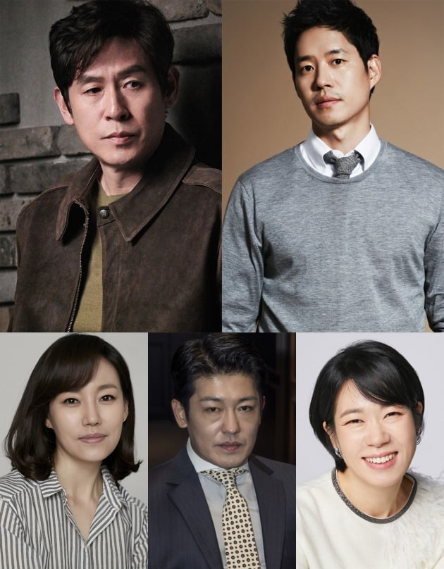 영화 '소년들'에 설경구(왼쪽 위부터 차례로), 유준상, 진경, 허성태, 염혜란이 캐스팅됐다. / 사진제공=각 소속사