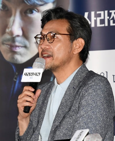 [TEN 포토] '사라진 시간' 정진영 감독 "언론시사회 끝나고 이걸 왜 시작했나? 생각이든다"