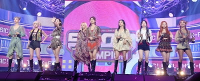 [TEN 포토] 트와이스 '쇼챔피언 1위 앵콜송