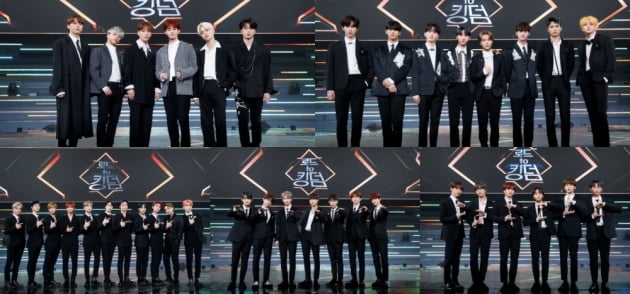 '로드 투 킹덤' 결승 진출팀/ 사진 =Mnet 제공
