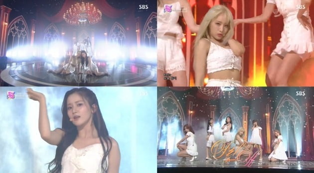 그룹 네이처./ 사진=SBS '인기가요' 방송화면 캡처