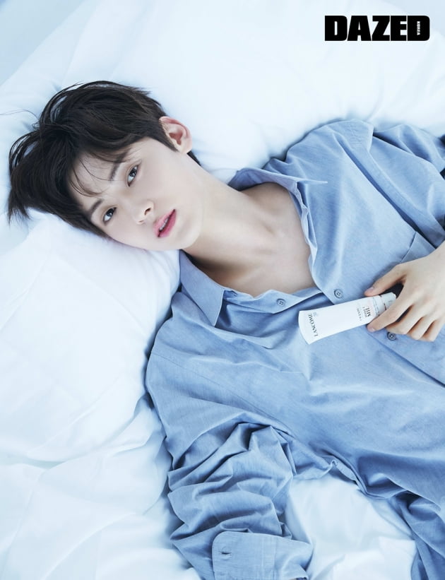 뉴이스트 민현의 랑콤 화보 / 사진제공=데이즈드