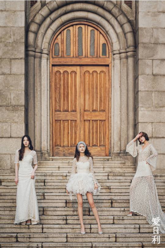 김경진♥전수민, 결혼 D-4…모델 황윤지·신애 들러리 선 '웨딩 화보'