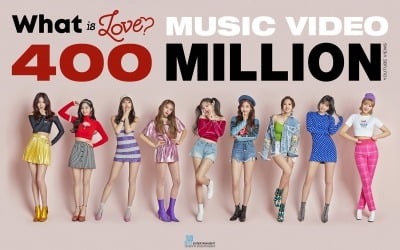트와이스 'What is Love?' 뮤비 4억 뷰 돌파…"통산 3번째 기록"