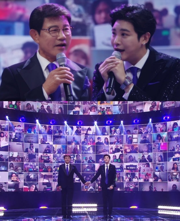 '트롯신이 떴다'에서 설운도-루민 부자가 듀엣 무대를 펼친다. / 사진제공=SBS
