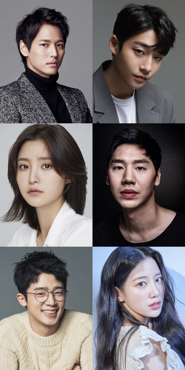 배우 지일주(왼쪽 위부터 차례로), 배홍석, 박정화, 장의수, 조현, 강율 / 사진제공=각 소속사