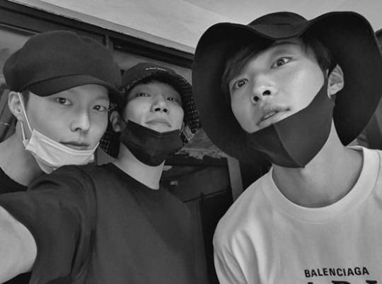 배우 장기용, 김경남, 우도환./사진=장기용 인스타그램