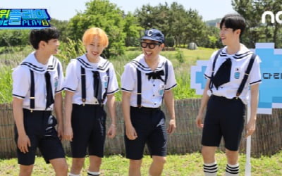 '위플레이2' 하성운X김재환, 마린룩 입고 '찐친 케미' 폭발