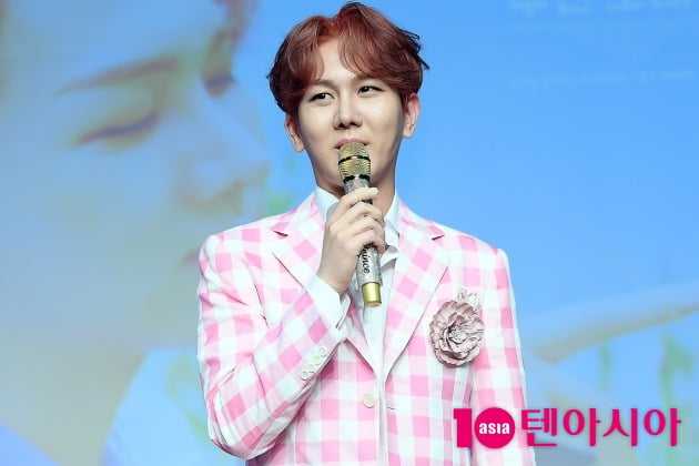 [TEN 포토] 김수찬 '신곡 엉덩이로 컴백했어요'