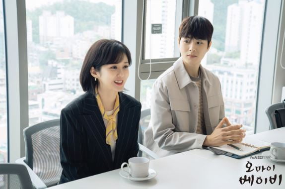 '오 마이 베이비' 현장 스틸컷. /사진제공=tvN