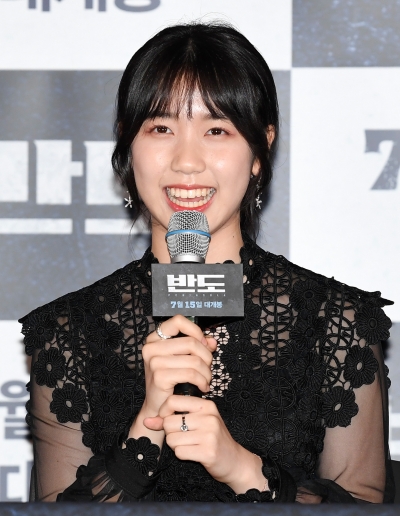 [TEN 포토] '반도' 이레 '카체이싱 시물레이션 보고 연습'