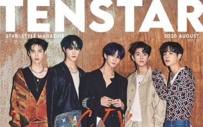 CIX '텐스타' 8월호 표지 장식…태양처럼 이글이글, 카리스마 '폭발' [화보]