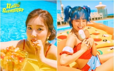 '컴백' 에이프릴…채경·채원, 보기만 해도 시원해지는 콘셉트 포토