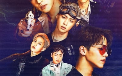 온앤오프, 액션 영화 주인공?…'스쿰빗스위밍' 단체 포스터 공개