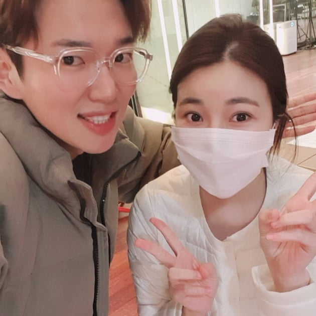 방송인 장성규(왼쪽)와 이해리/ 사진= 장성규 인스타그램