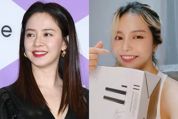 배우 송지효(왼쪽), 마마무 솔라/ 사진=텐아시아DB, 유튜브 캡처