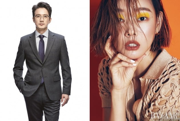 '오래 살고 볼일-어쩌다 모델' MC를 맡은 정준호(왼쪽), 한혜진 / 사진제공=라이언하트, 에스팀엔터테인먼트