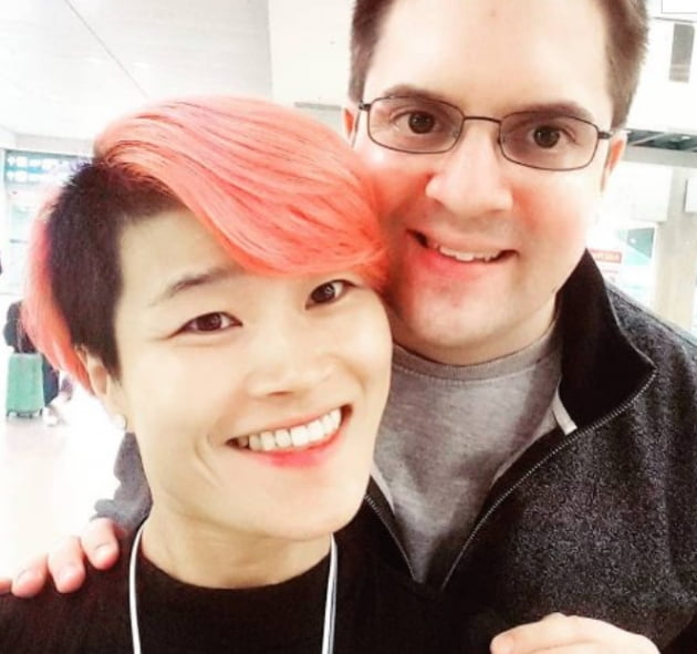 김혜선과 남편 스테판 지겔./ 사진=인스타그램