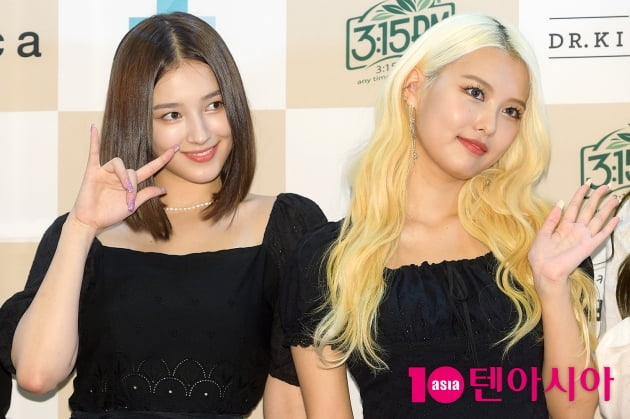 [TEN 포토] 모모랜드 낸시X아인, '사랑스러운 귀여움 대결~'