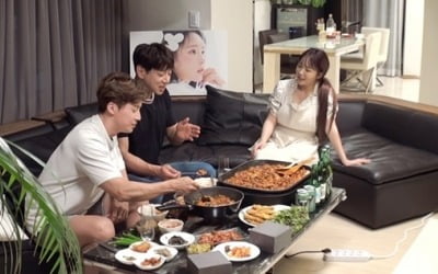 '편스토랑' 홍진영, 허경환X황치열과 절친 메뉴 시식회