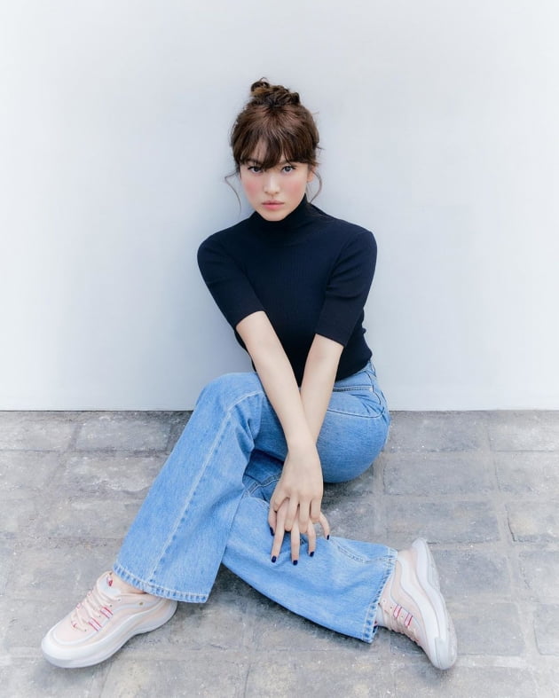 송혜교, 올림머리 했을 뿐인데…동료 박솔미 반응 "너무해"
