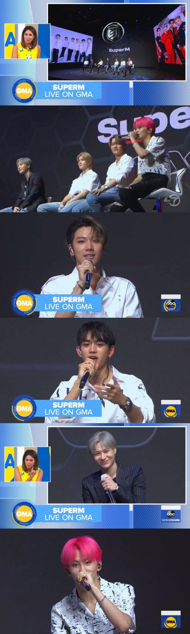 SuperM 'GMA' 출연 이미지 / 사진제공=SM엔터테인먼트