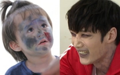 '슈돌' 윌벤져스, 최진혁과 어색한 만남…귀여운 좀비 형제