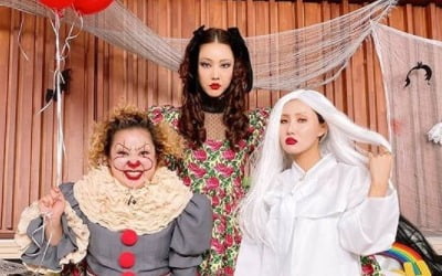 박나래, '여은파' 한혜진·화사와 납량특집 분장 '깜짝'