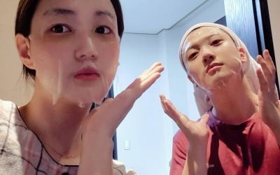 율희♥최민환, 육퇴 후 커플 마스크팩…'애 셋 부부'의 유쾌 일상