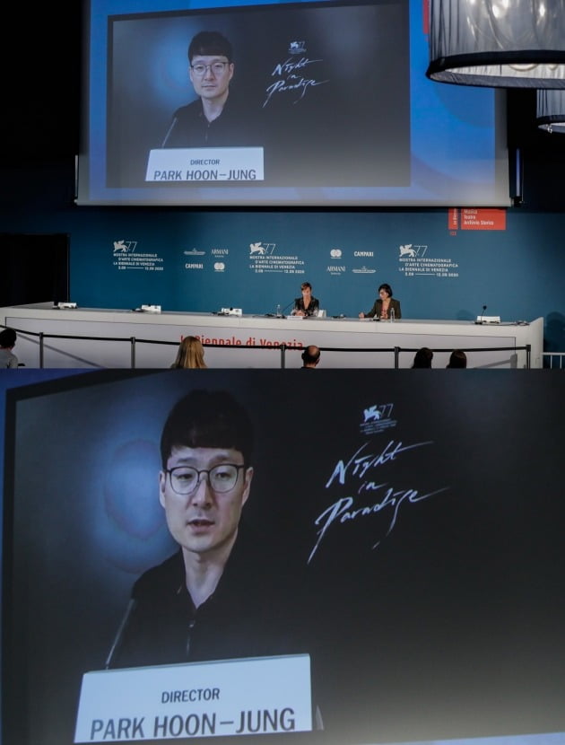베니스영화제 '낙원의 밤' 공식 기자회견 / 사진제공=베니스영화제